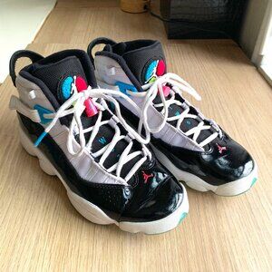 Nike Air Jordan 6 Rings 'South Beach' 2019 CK0017-100 Mens Size 7Y